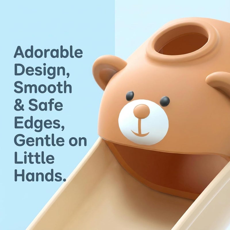 SKYROKU Faucet Extender for Toddlers, Sink Extenders with Temperature Sensitive for Kids Hand Washing Sink Faucet Extension,Suitable for Bathroom Sink, Kitchen,Bathtub (Brown) - Image 3